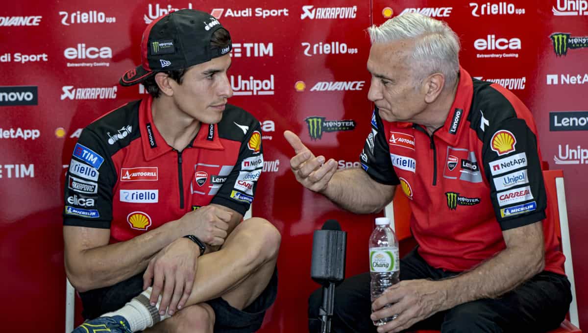 Manajer Ducati soal Kecelakaan Marc Marquez di MotoGP Belanda 2025: Sang Juara Tak Rasakan Sakit!
