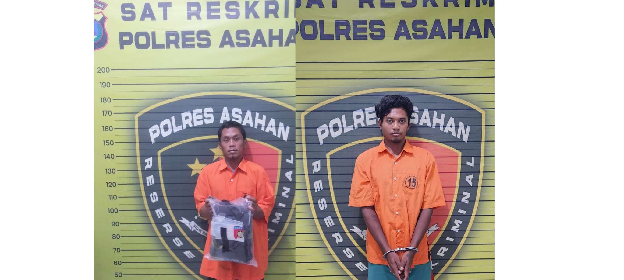 Dua Pelaku Pembunuhan Sadis Ditangkap Polres Asahan